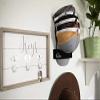 Dome Dock The Original USA-Made Hat Rack and Compact Hat Organizer for Wall Installation, 20 Hat Capacity, Black view 3