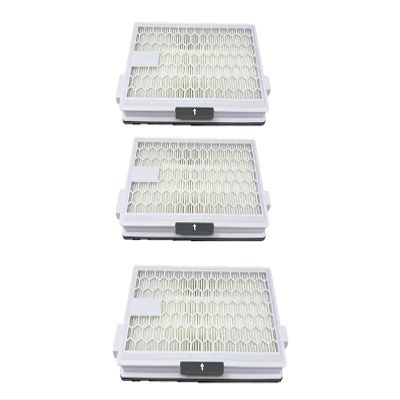 3 Pack Vacuum HEPA Filter Set Model SF-HA 50 Works With Miele S4, S6, S8, S8000, S8999, S6000, S6999, S5000, S5999, S4000, S4999, Complete C2, Complete C3, Compact C1, Compact C2