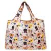 allydrew Large Foldable Tote Nylon Reusable Grocery Bags, 3 Pack, Holiday Animals view 2