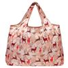 allydrew Large Foldable Tote Nylon Reusable Grocery Bags, 3 Pack, Holiday Animals view 4