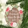 Designsify Christmas Tree Decoration, Merry Christmas & Happy New Year 2023, Circle Ornament B, Gifts for Birthday Anniversary Valentines Mom Mothers Fathers Day Party, to Men Women Him Her view 2