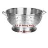 (12-QT) Aluminum Colander with Handles and Base Heavy Duty Commercial Grade view 1