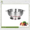 (16-QT) Aluminum Colander with Handles and Base Heavy Duty Commercial Grade view 2