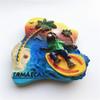 3D Jamaica Surfing Fridge Magnet Travel Souvenir Gift Home Kitchen Decoration Refrigerator Magnetic Sticker Collection view 2