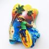 3D Jamaica Surfing Fridge Magnet Travel Souvenir Gift Home Kitchen Decoration Refrigerator Magnetic Sticker Collection view 4