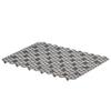 Spectrum Diversified Hexa Raised Feet Quick-Drying Heavy-Duty Protector with Non-Slip Surface, Large Farmhouse Sink Mat, Frost/Gray view 1