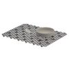 Spectrum Diversified Hexa Raised Feet Quick-Drying Heavy-Duty Protector with Non-Slip Surface, Large Farmhouse Sink Mat, Frost/Gray view 4