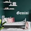 Vinyl Wall Art Decal - Gemini - 8" x 31" - Zodiac Signs Gothic Modern Inspirational Astrology Quote Sticker for Bedroom Living Room Closet Home Office Dorm Room Decor (White, Gemini) view 2
