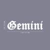 Vinyl Wall Art Decal - Gemini - 8" x 31" - Zodiac Signs Gothic Modern Inspirational Astrology Quote Sticker for Bedroom Living Room Closet Home Office Dorm Room Decor (White, Gemini) view 3