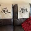 Headrest Cover His for Chair Cover, headrest Cover for recliners Sofa Cover Protector pad, Office, Theater Chair,Sofas, loveseats, Protector for Furniture slipcovers, RV's 17x27 by: Bittlemen Co. view 3