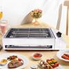 Portable Electric Grill Smokeless Electric Indoor Searing Grill Adjustable Temperature Control Food Griddle Stainless Steel Restaurant Teppanyaki Grill Adjustable Temperature from 50c to 300c view 3