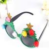 Soochat Christmas Sunglasses | Christmas Tree Eyeglasses | Xmas Tree Eyeglasses Plastic Costume for Party Favors Ornaments Gift view 2
