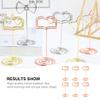 Cabilock 6pcs Decorative Wedding Memo Clips Unique Book Shape Table Place Card Holders for Parties Events and Home Decor Elegant Finish for Photos and Notes view 3