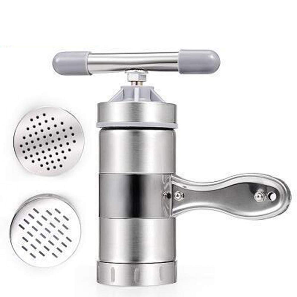 1set Stainless Steel Manual Pasta Maker Manual Noodle Maker Pasta Press Machine Fruit Juicer Spaghetti Making Tools Lasagne Tagliatelle Ravioli Maker