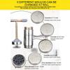 1set Stainless Steel Manual Pasta Maker Manual Noodle Maker Pasta Press Machine Fruit Juicer Spaghetti Making Tools Lasagne Tagliatelle Ravioli Maker view 3
