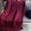 Chunky Knit Throw Blanket - Beautiful Home Decor - Soft Chenille Yarn - Pet Mat, Baby Blanket, Gift - Warm Soft Cozy for Sofa Bed Machine Washable view 2