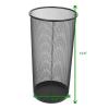 AIZYR Wrought Iron Umbrella Stand Rack, Landing Umbrella Storage Bucket with Drip Tray for Home/Office/Entrance Hallway/Indoor/Outdoor view 3