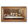 The Last Supper by Da Vinci The World Classic Art Reproductions,Giclee Prints Framed WallArt for Home Decor,Image Size:24x12 inches,Italy Style Luxurious Gold Embossing Framed Size:28.5x16.5 inchs view 1