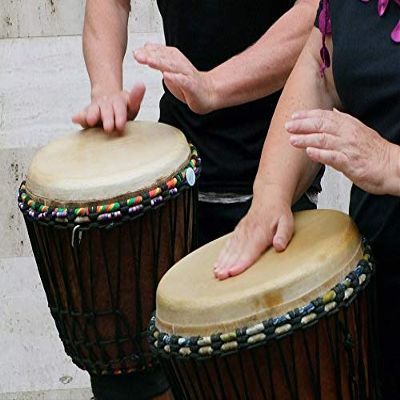 Drum Instrument Djembe Drums Drummer Musician-20 Inch By 30 Inch Laminated Poster With Bright Colors And Vivid Imagery-Fits Perfectly In Many Attractive Frames