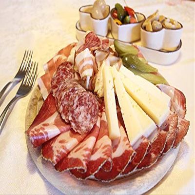 Home Comforts Cheese Cold Cuts Salami Speck-20 Inch By 30 Inch Laminated Poster With Bright Colors And Vivid Imagery-Fits Perfectly In Many Attractive Frames