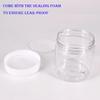 suituts 28 Pack 4 oz (120 ml) Plastic Jars with White Lids, Slime Jar/Containers with Lids, Storage Favor Jars/Empty Plastic Jars for Body Butter, Cosmetics, Scrub (Clear) view 3