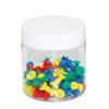 suituts 28 Pack 4 oz (120 ml) Plastic Jars with White Lids, Slime Jar/Containers with Lids, Storage Favor Jars/Empty Plastic Jars for Body Butter, Cosmetics, Scrub (Clear) view 4