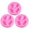 Gem Mold Silicone Set 3Pcs 2.75 Inch Baking Molds for Cake Decorating Fondant Resin Epoxy Polymer Clay Pastry view 1