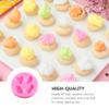 Gem Mold Silicone Set 3Pcs 2.75 Inch Baking Molds for Cake Decorating Fondant Resin Epoxy Polymer Clay Pastry view 3