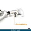 Solula Stainless Large Muffin Scoop, Cupcake Batter Dispenser, Large Ice Cream Cupcake Muffin Batter Scoop, 18/8 Stainless Steel, Size 10 view 4