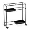 Umbrella Racks WXYZ Nordic Simple Umbrella Stand, with Brake Universal Wheels for Easy Movement, Commercial Umbrella Storage Rack, Mobile Drip Tray 60x20x66cm view 1