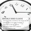 BESTIME 66289A 15-Inch Double Sided Aluminum Wall Clock.Minimalist Designed Classic Station Clock Made of Aluminum, Quiet,Elegant,Classy Style,Home,Office,Living,Kitchen,Bedroom. view 3