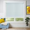 Didoya 100% Blackout Window Blinds,Roller Shades Blinds for Living Room,Office,Bedroom,UV Protection Fabric,Easy to Install58" W x 68" H,Blue view 1
