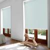 Didoya 100% Blackout Window Blinds,Roller Shades Blinds for Living Room,Office,Bedroom,UV Protection Fabric,Easy to Install58" W x 68" H,Blue view 4