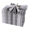 Cotton Cloth Napkin Salsa Stripe Set of 12, Pure 100%18x18 Inch Dinner Napkins, Wedding Napkin, Machine Washable, Cocktail Napkins, Grey Multicolor Life By Cotton view 1