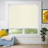 Didoya 100% Blackout Window Blinds,Roller Shades Blinds for Living Room,Office,Bedroom,UV Protection Fabric,Easy to Install58" W x 68" H,Yellow view 1