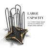 Hanger Organizer Stacker,4 in 1 Hanger Rack Stand with Swivel Caster Wheels for Laundry Room, Retail Store (Black, 1) view 2