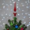 Set of 20 Glass Christmas Decorations and Tree Topper 1.25" (35mm) view 3