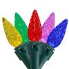 Northlight LED Faceted C6 Christmas Lights - Multi-Color - 66' Green Wire - 200ct view 1