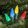 Northlight LED Faceted C6 Christmas Lights - Multi-Color - 66' Green Wire - 200ct view 3