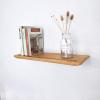 Floating shelf, Wooden Wall Shelf for Photo frames and Books under tv Hanging shelf Cube Shelves for the wall Wall board Rustic Decorations Storage Display Racks, Long 40~120cm ( Size : 60142cm ) view 3