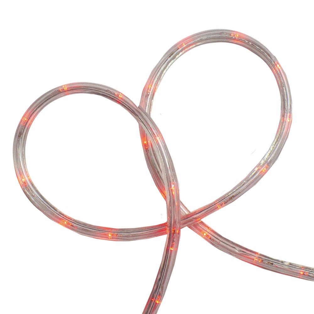 Flexible Incandescent Outdoor Christmas Rope Light - Red- 18' Clear Wire