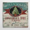 Christmas & Holiday Canvas Wall Art- Winter Christmas Tree Snowman Snow Santa Elves Decor- 10x10 - Ready to Hang view 1