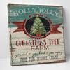 Christmas & Holiday Canvas Wall Art- Winter Christmas Tree Snowman Snow Santa Elves Decor- 10x10 - Ready to Hang view 2