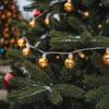 Hofert G40 Globe Mercury Glass Style Christmas Lights - Gold - 5.25' White Wire - 10ct view 3