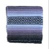 FVLFIL Authentic Mexican Blanket Falsa Blanket Yoga Blanket Perfect Beach Blanket Camping Blanket Picnic Blanket Car Blanket Home Throw Blanket (Light Purple) view 1