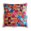 ALKIMIA INC Mexican Handmade Pillow Cover Chiapas Embroidery (Ivory) view 1