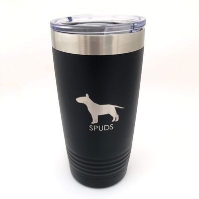 Custom Tumbler Choose Your Pet Breed 30oz Double Wall Insulated 9 Colors (Schnauzer)