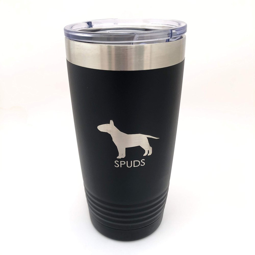 Custom Tumbler Choose Your Pet Breed 30oz Double Wall Insulated 9 Colors (Schnauzer)