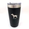 Custom Tumbler Choose Your Pet Breed 30oz Double Wall Insulated 9 Colors (Schnauzer) view 1