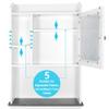 Over The Toilet Space Saver Organization Wood Storage Cabinet Home Bathroom view 3